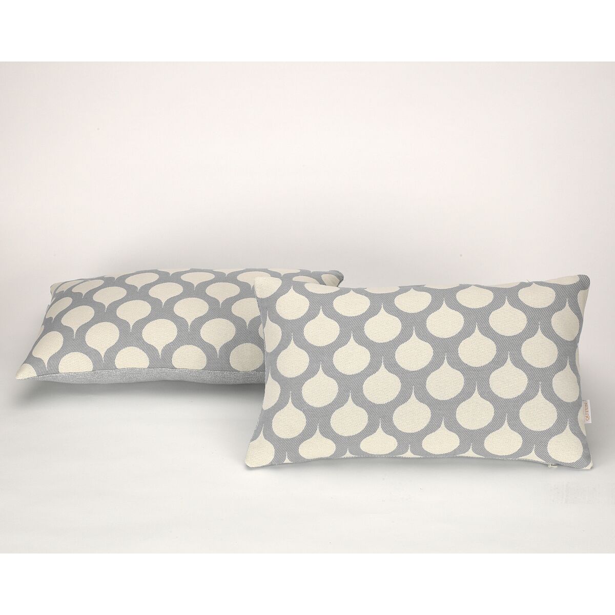 אלכסנדרה בית חי כרית אסטון מקרה פרל אפור 30 x 50 ס ”מ 30 x 1 x 50 ס” מ 2 חתיכות-2