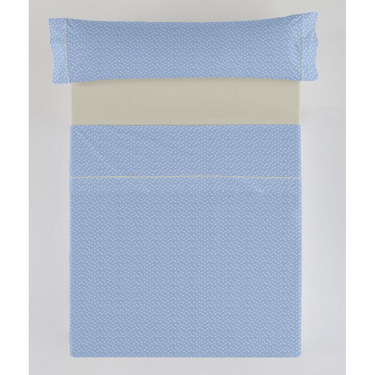 Saco Nordic sem preenchimento Alexandra House Living Estélia Azul 200 cama 4 Objetos-4