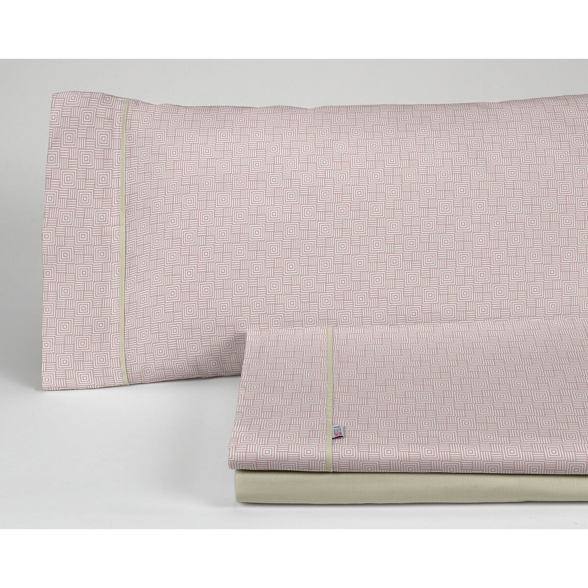 Saco Nordic sem preenchimento Alexandra House Living Estélia Cama Rosa 90 3 Objetos-2