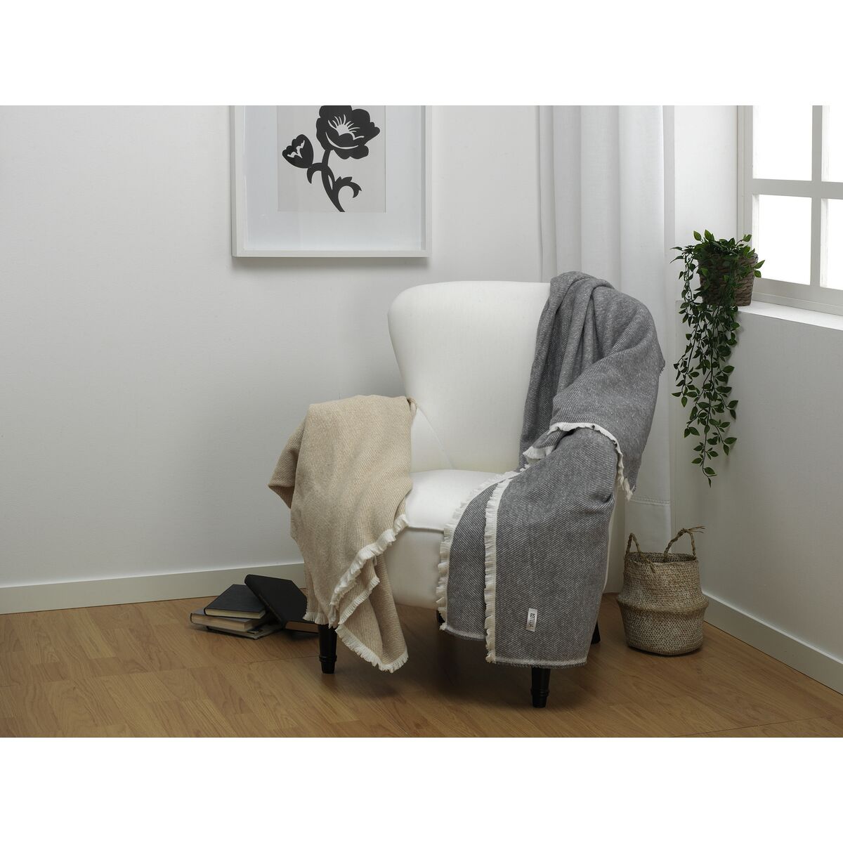 Одеяло Alexandra House Living Lares Кремовый 230 x 240 cm-3
