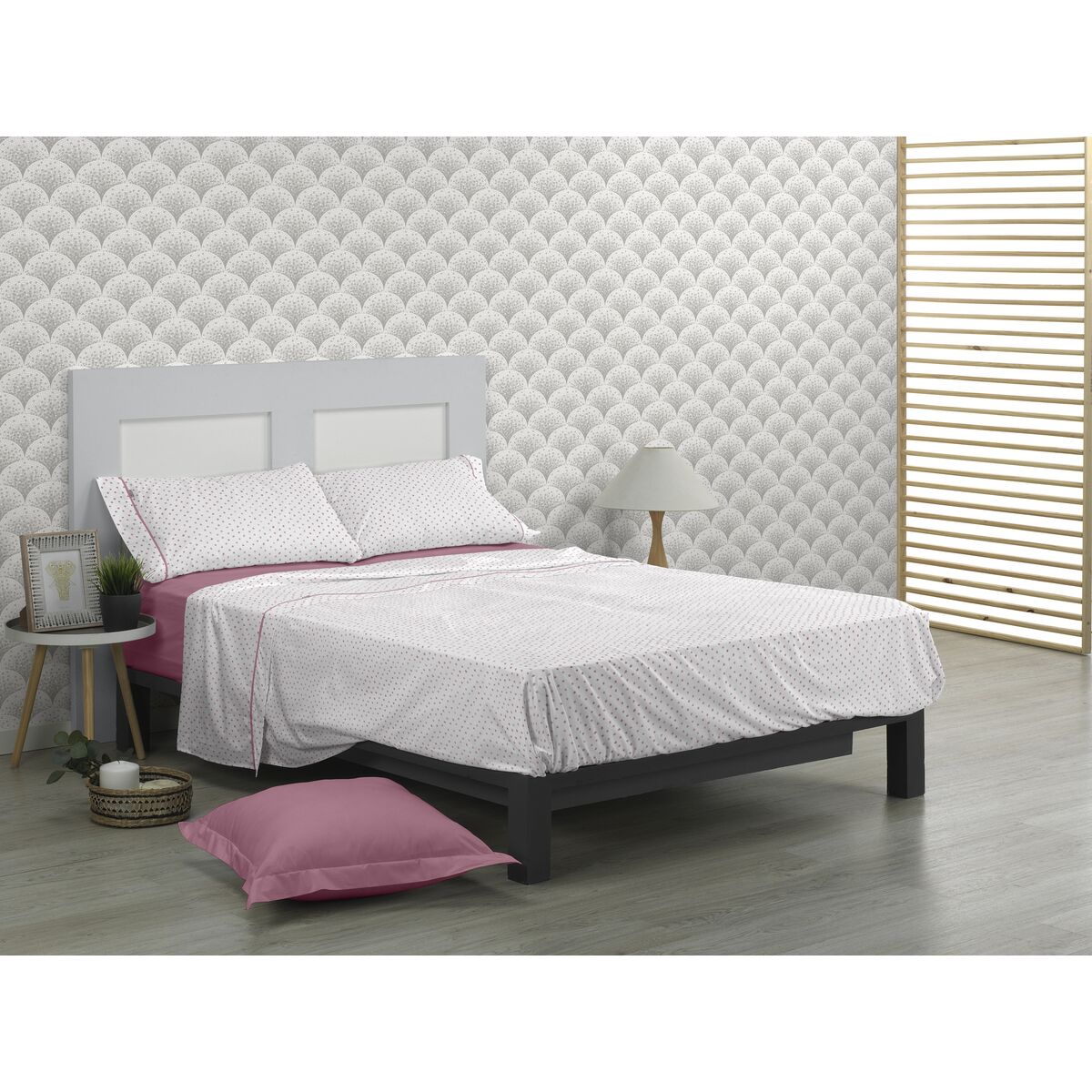 Bag Nordic unfilled Alexandra House Living Estelia Hot Pink 160 Bed 4 Items-3