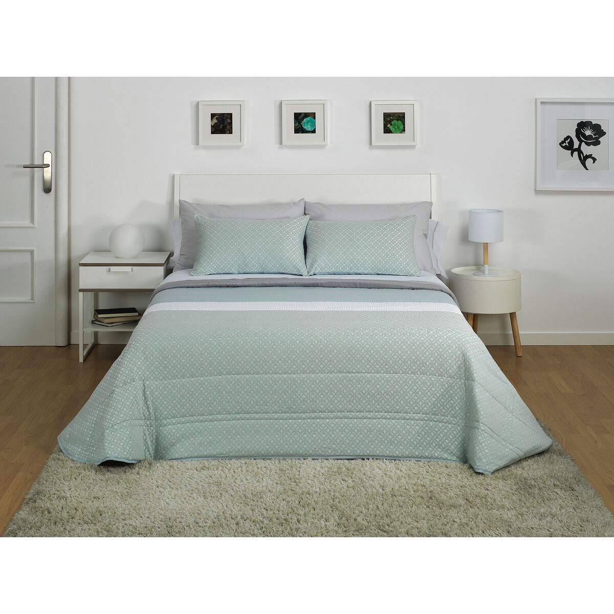 Постельное покрывало Alexandra House Living Estelia Светло-зеленый 300 x 270 cm-2