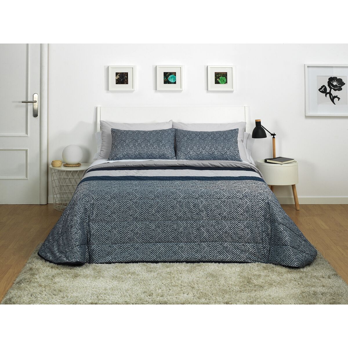 Постельное покрывало Alexandra House Living Estelia Синий 250 x 270 cm-2