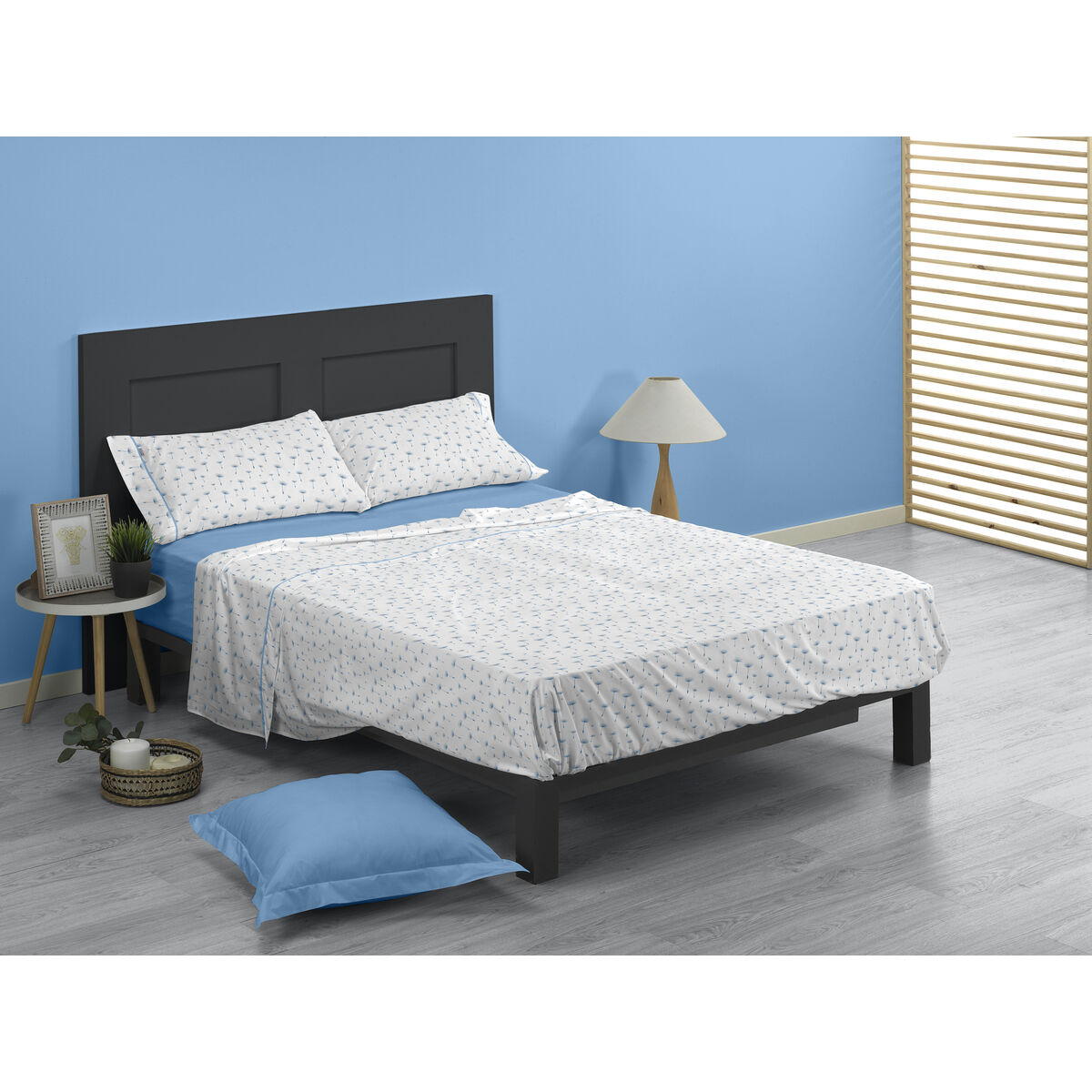 Bag Nordic unfilled Alexandra House Living Estelia Blue 150 Bed 3 Items-2