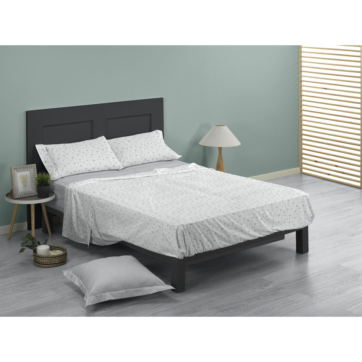 Bag Nordic unfilled Alexandra House Living Estelia Grey 160 Bed 4 Items-3