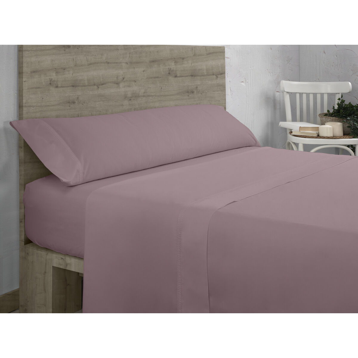 Nordic Bag Unfilled Alexandra House Living QUTUN Purple 105 Bed 3 Items-2