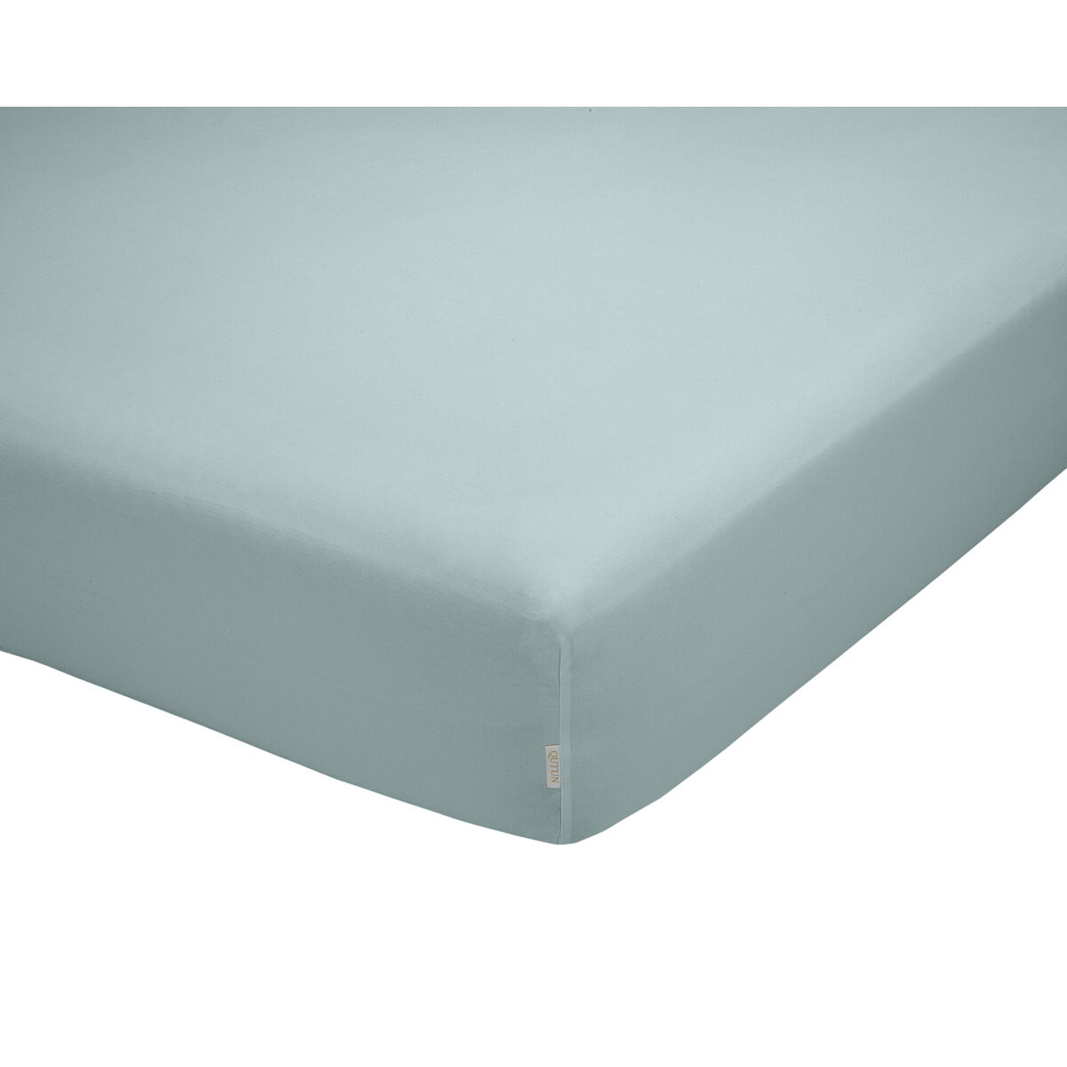 Fitted bottom sheet Alexandra House Living QUTUN Light Blue 200 x 200 cm 200 x 1 x 200 cm-2