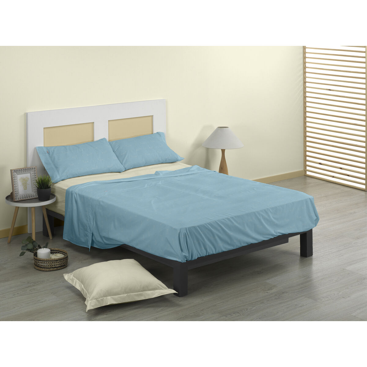 Bag Nordic unfilled Alexandra House Living Cuca Blue 180 Bed 4 Items-4