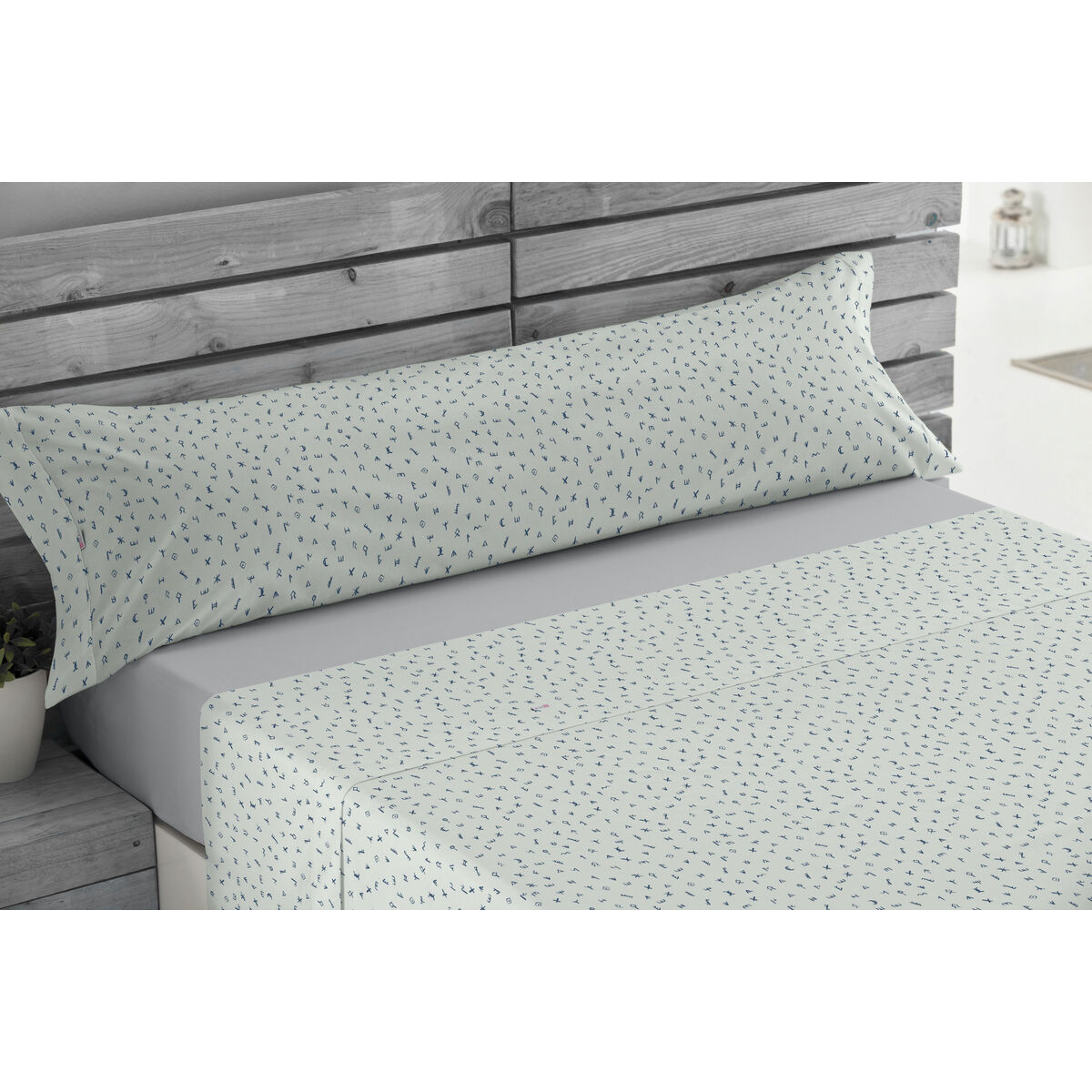 Bag Nordic unfilled Alexandra House Living Iber Blue 160 Bed 4 Items-4
