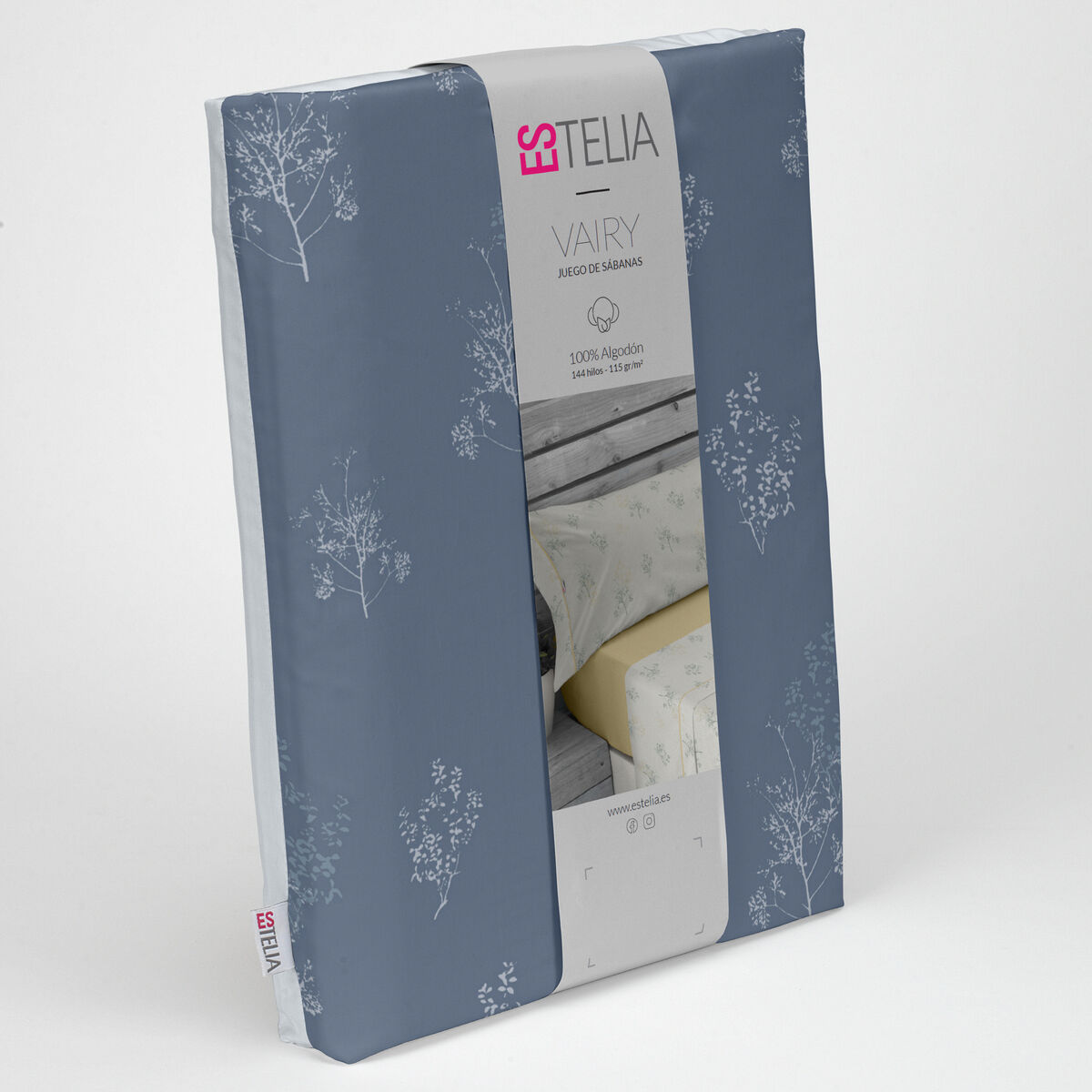 Мешок Nordic без наполнения Alexandra House Living Vairy Синий 135/140 кровать 3 Предметы-4