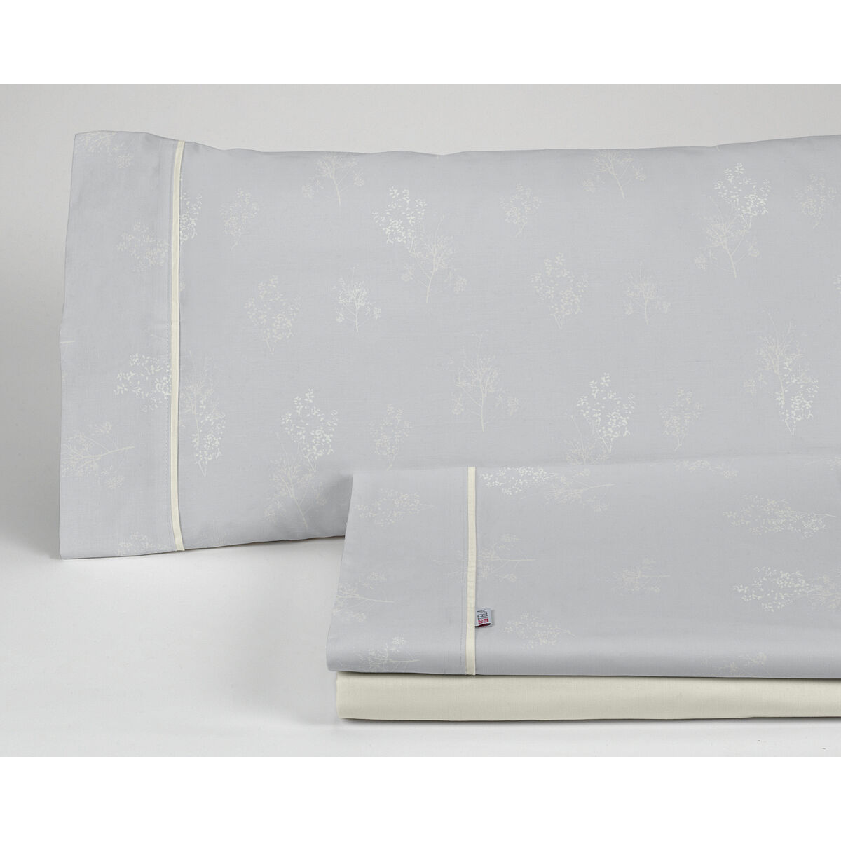 Nordic Bag Unfilled Alexandra House Living Vairy Pearl Grey 90 Bed 3 Items-2