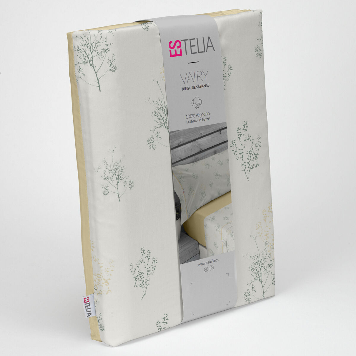 Мешок Nordic без наполнения Alexandra House Living Vairy Зеленый 200 кровать 4 Предметы-4