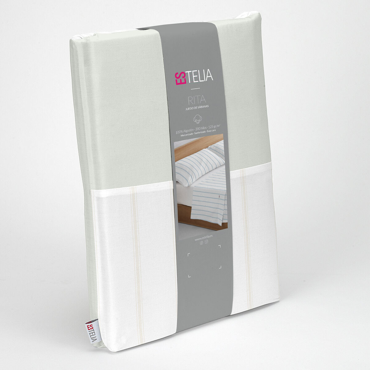 Мешок Nordic без наполнения Alexandra House Living Rita Бежевый 135/140 кровать 3 Предметы-5