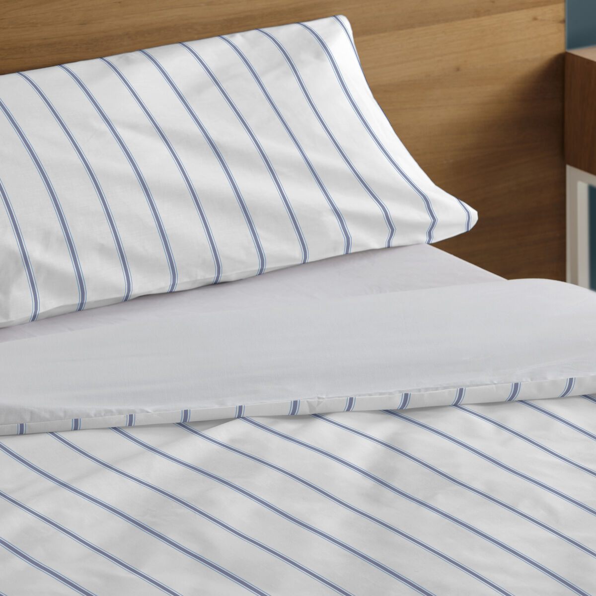 Alexandra House Living Rita Blanket Covers Set Blue 150 Bed 2 Items-4