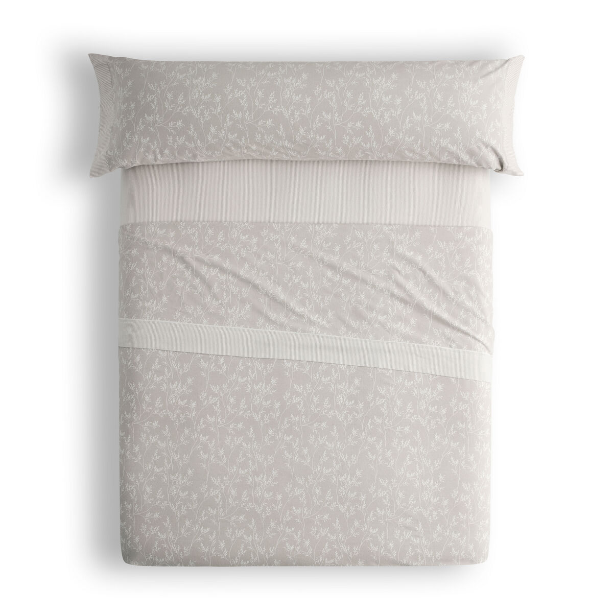 Мешок Nordic без наполнения Alexandra House Living Zahara Бежевый 150 кровать 4 Предметы-3