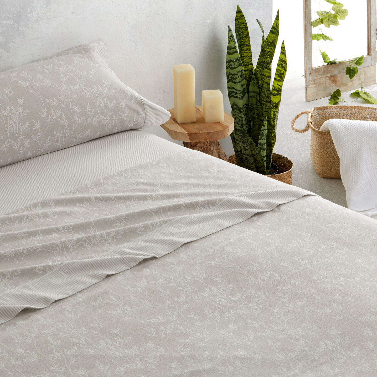 Мешок Nordic без наполнения Alexandra House Living Zahara Бежевый 135/140 кровать 3 Предметы-3