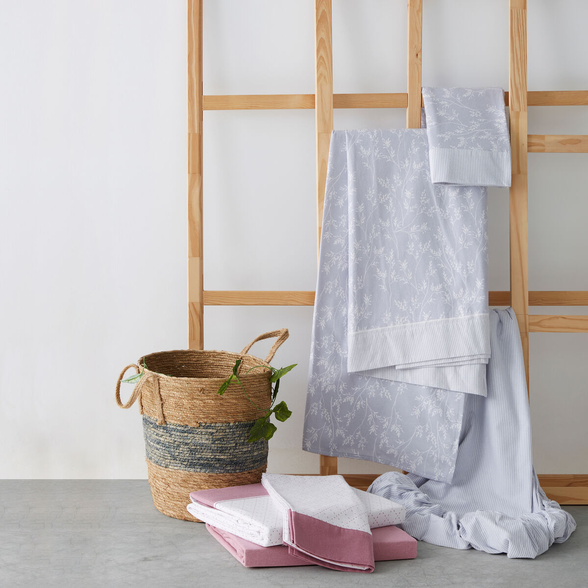 Мешок Nordic без наполнения Alexandra House Living Eira Горячий розовый 150 кровать 3 Предметы-4