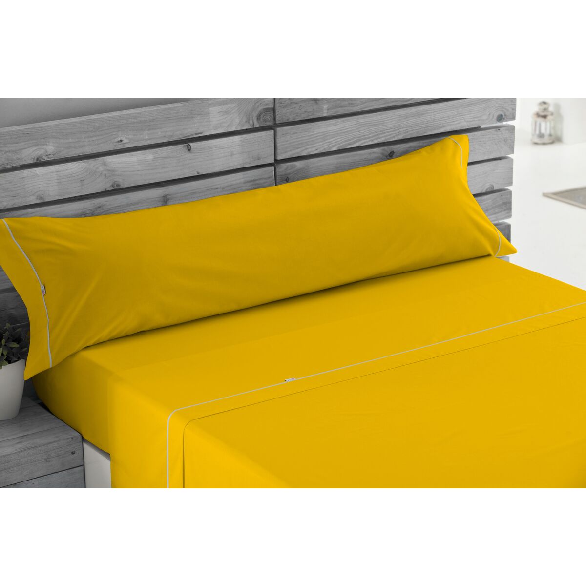 Bag Nordic unfilled Alexandra House Living Mustard 90 bed-3