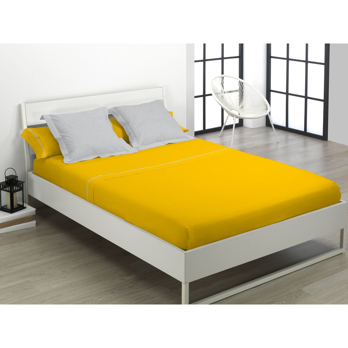 Bag Nordic unfilled Alexandra House Living Mustard 90 bed-4