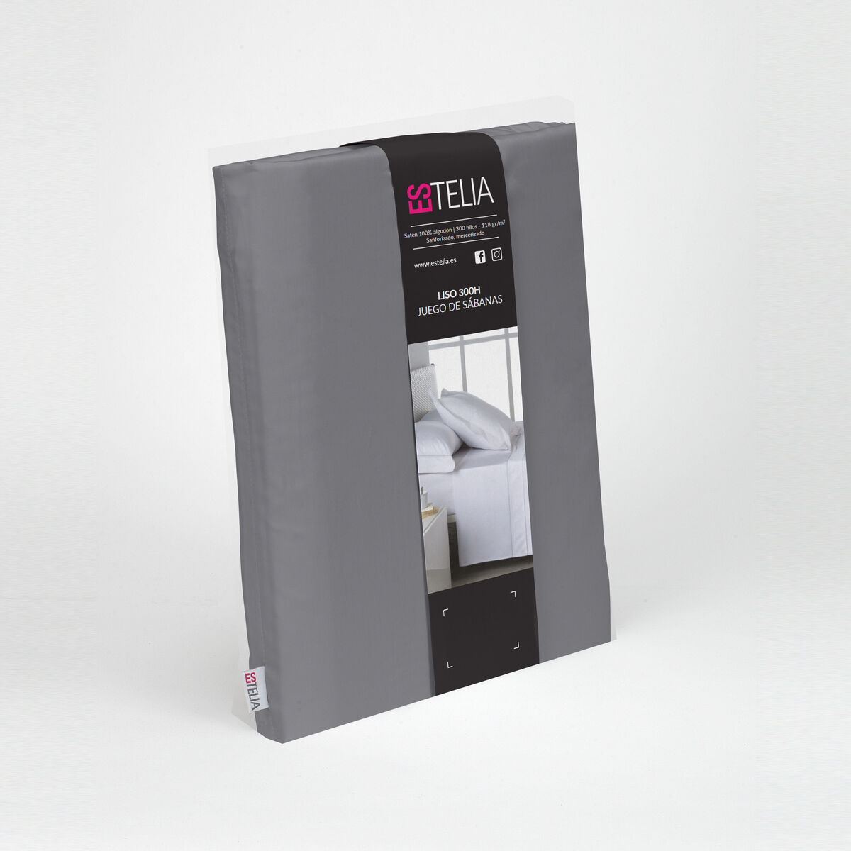 Мешок Nordic без наполнения Alexandra House Living Satén Темно-серый 150 кровать 3 Предметы-4