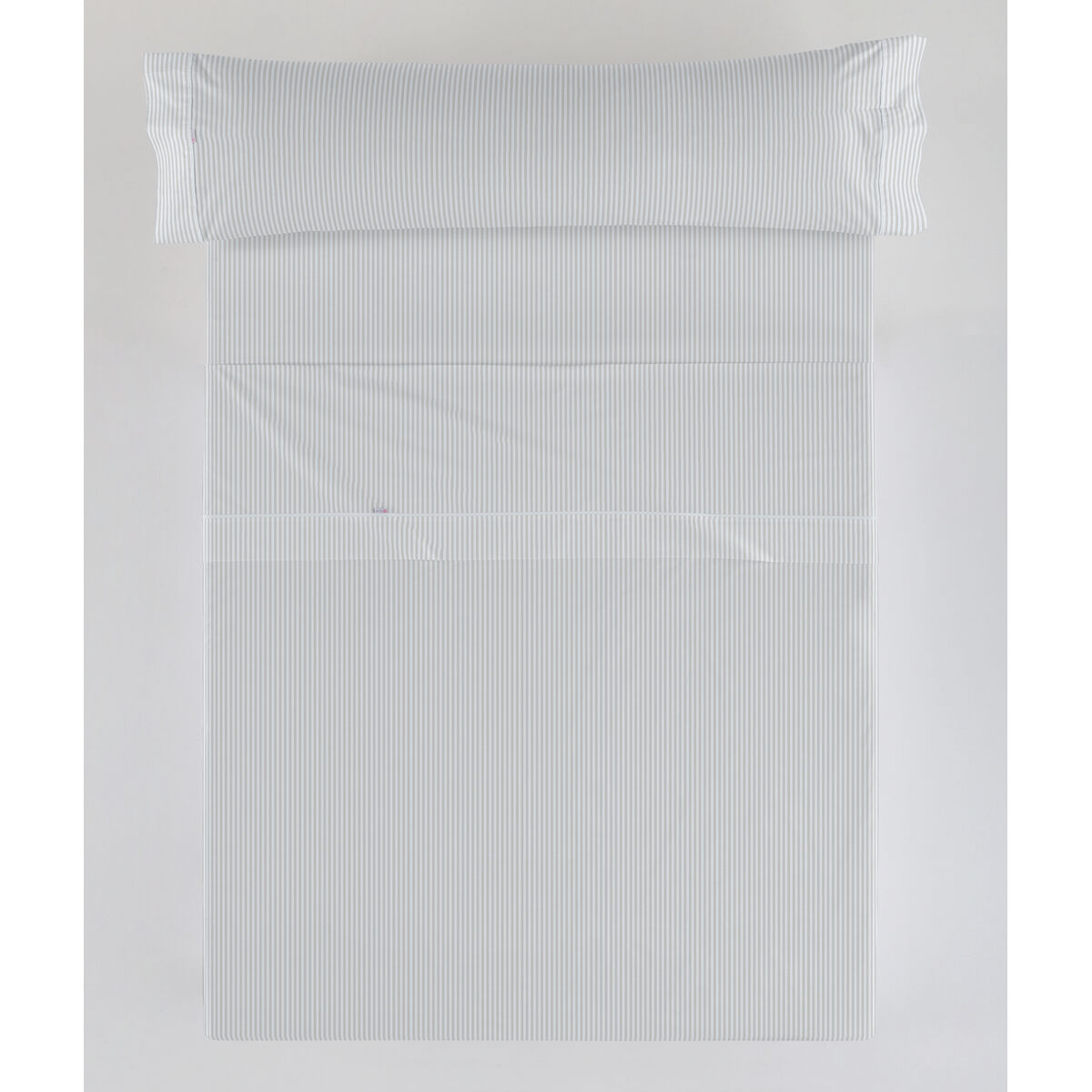 Мешок Nordic без наполнения Alexandra House Living Satén Жемчужно-серый 150 кровать 3 Предметы-5