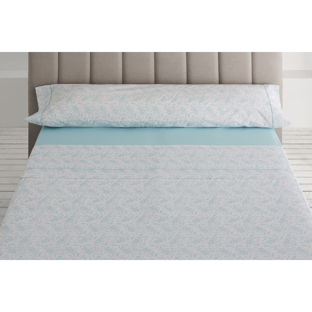 Nordic Bag Unfilled Alexandra House Living Lara Soft Green 90 Bed 3 Items-5