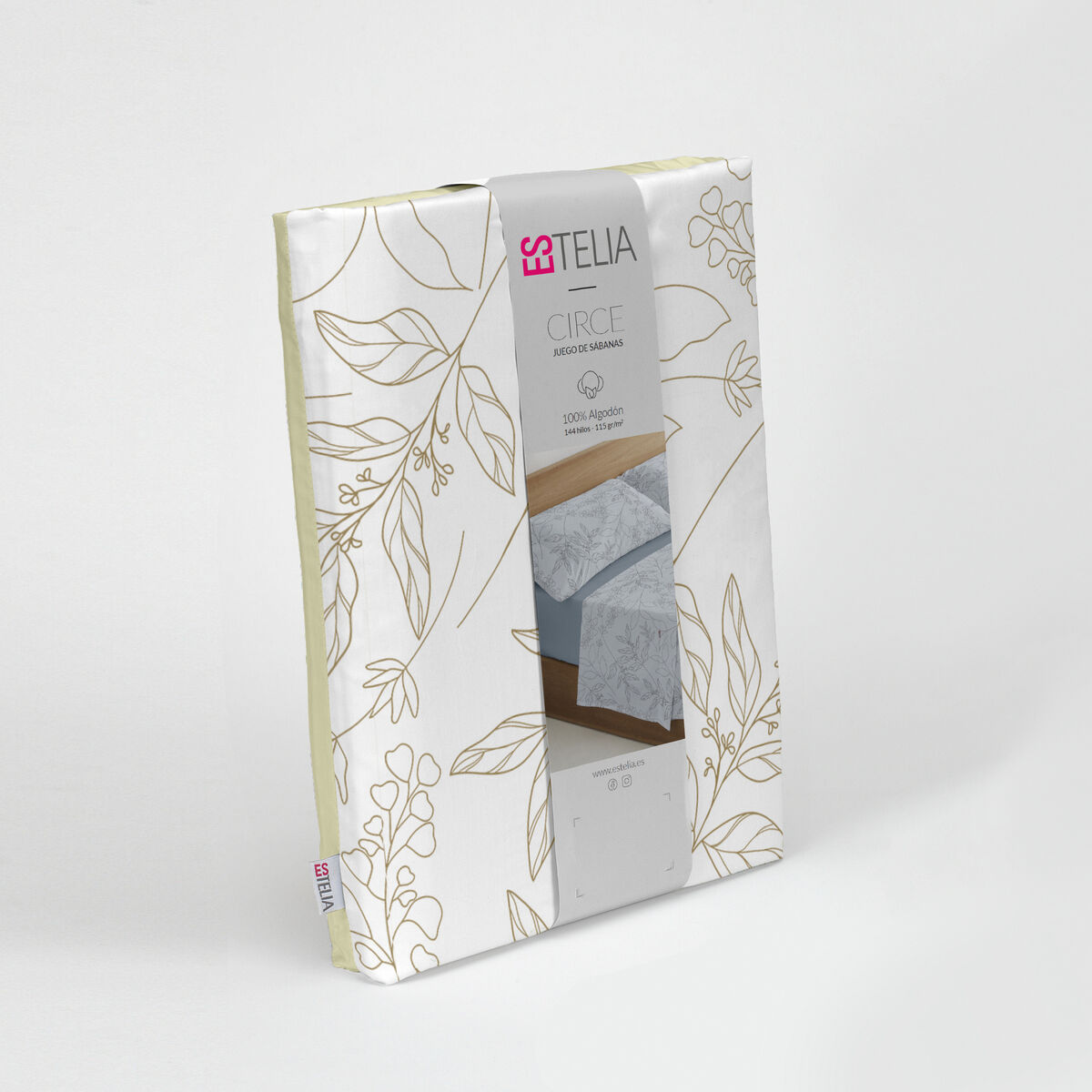 Мешок Nordic без наполнения Alexandra House Living Circe Кремовый 135/140 кровать 3 Предметы-4