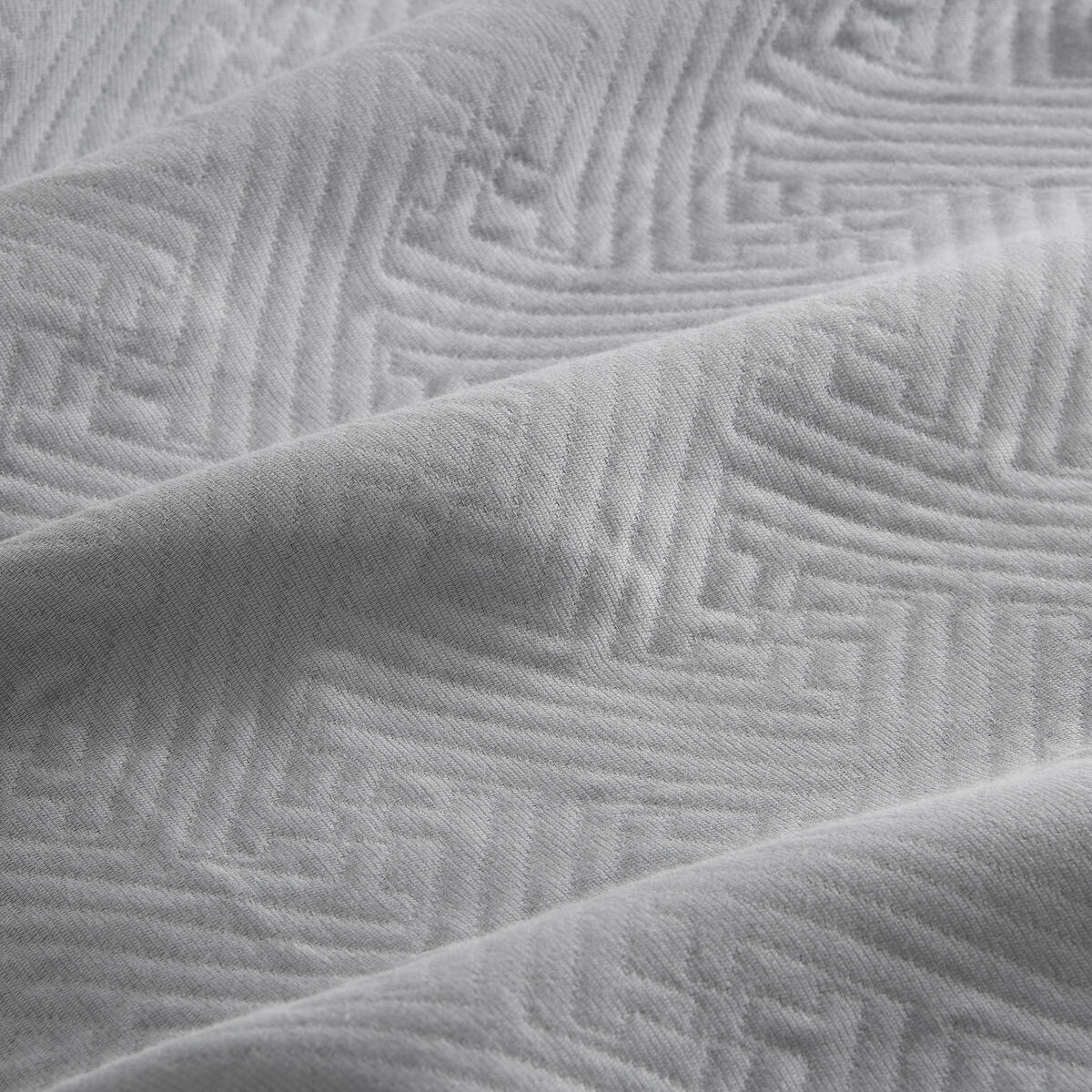 Alexandra House Living Lines Bed Cover Pearl Grey 280 x 280 cm (3 Items)-4