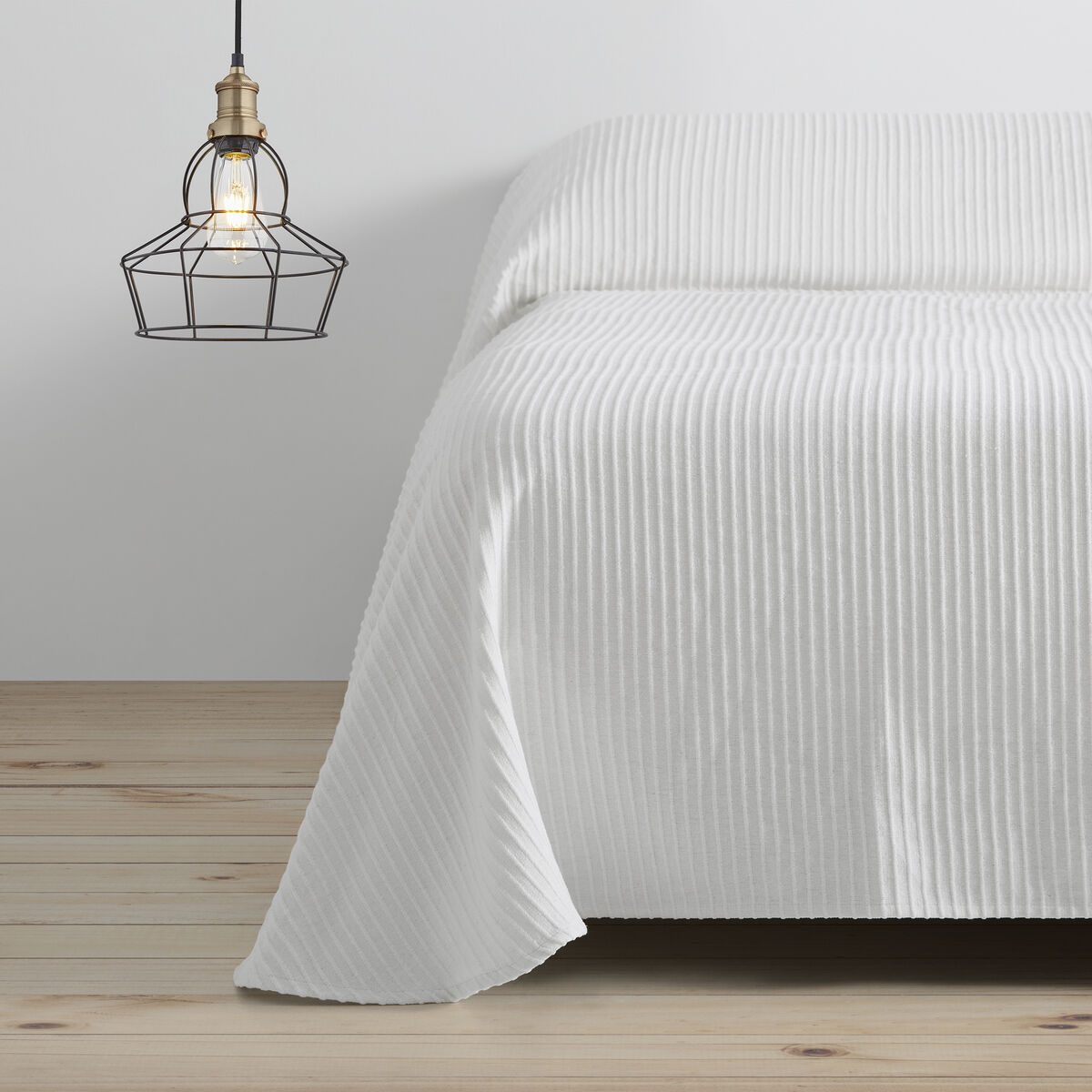 Постельное покрывало Alexandra House Living Bali Белый 200 x 270 cm-2