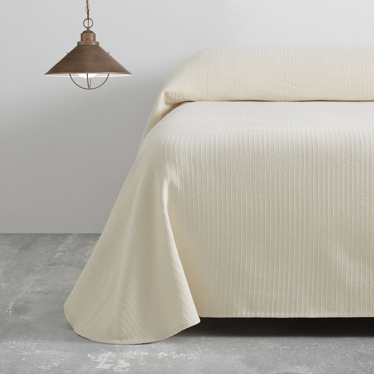 Постельное покрывало Alexandra House Living Bali Кремовый 250 x 270 cm-2