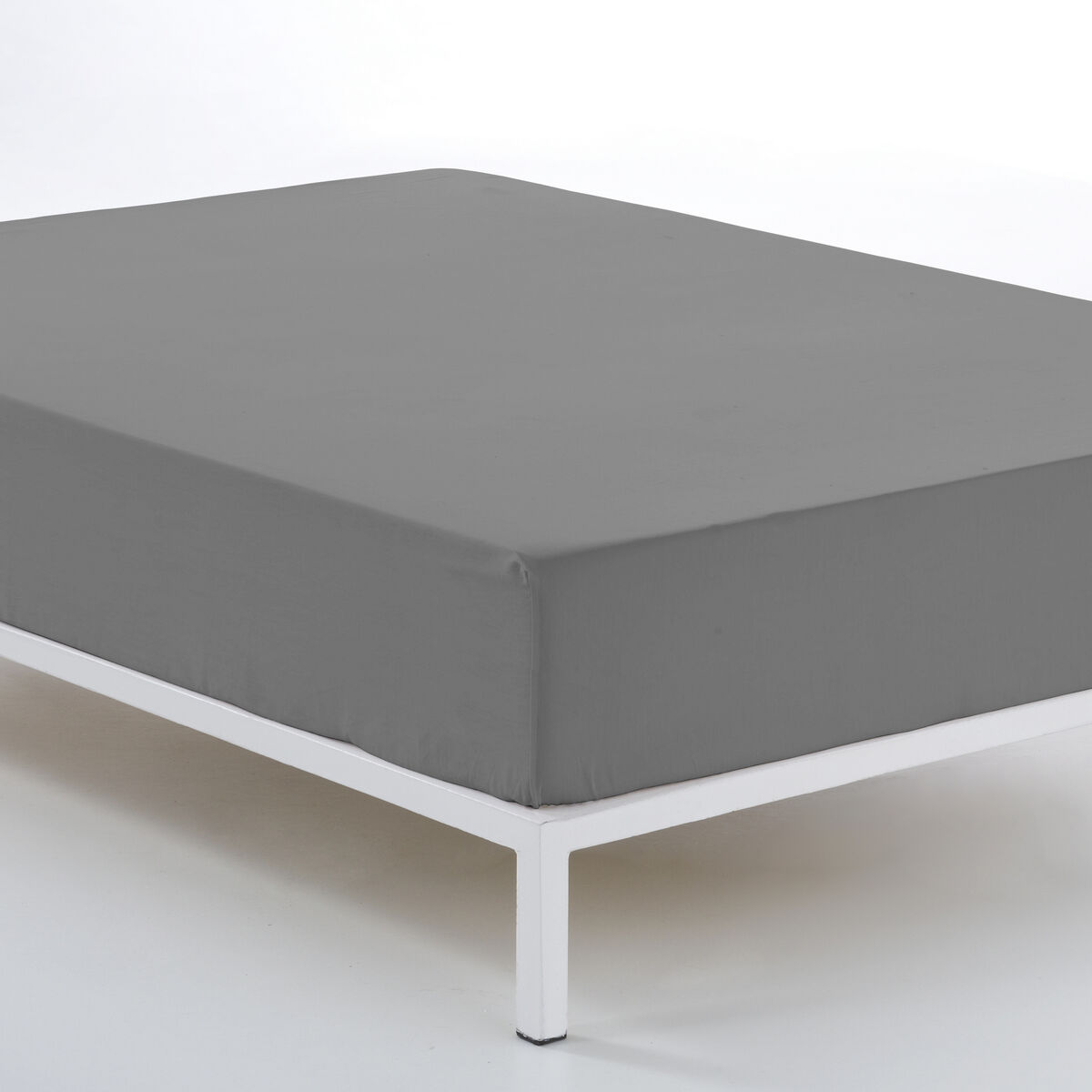 Hoja inferior ajustada Alexandra House Living Titanium 90 x 190/200 cm-3