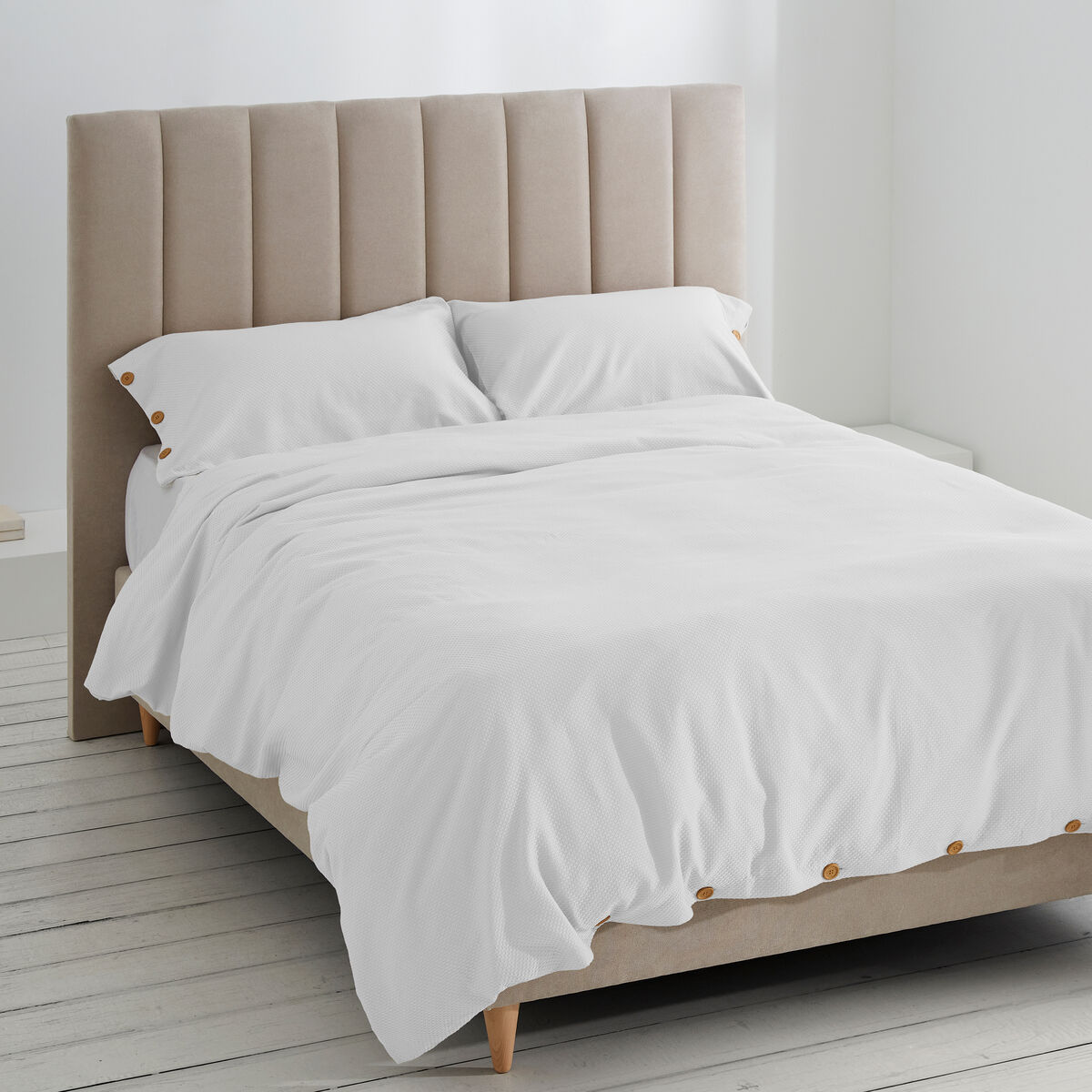 Комплект чехлов для одеяла Alexandra House Living Suiza Белый 150/160 кровать 3 Предметы-2
