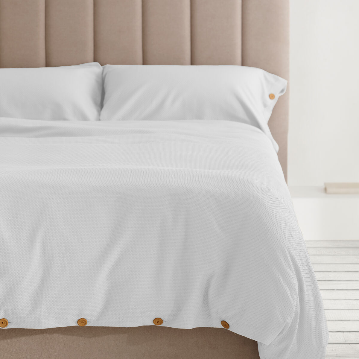 Комплект чехлов для одеяла Alexandra House Living Suiza Белый 150/160 кровать 3 Предметы-3