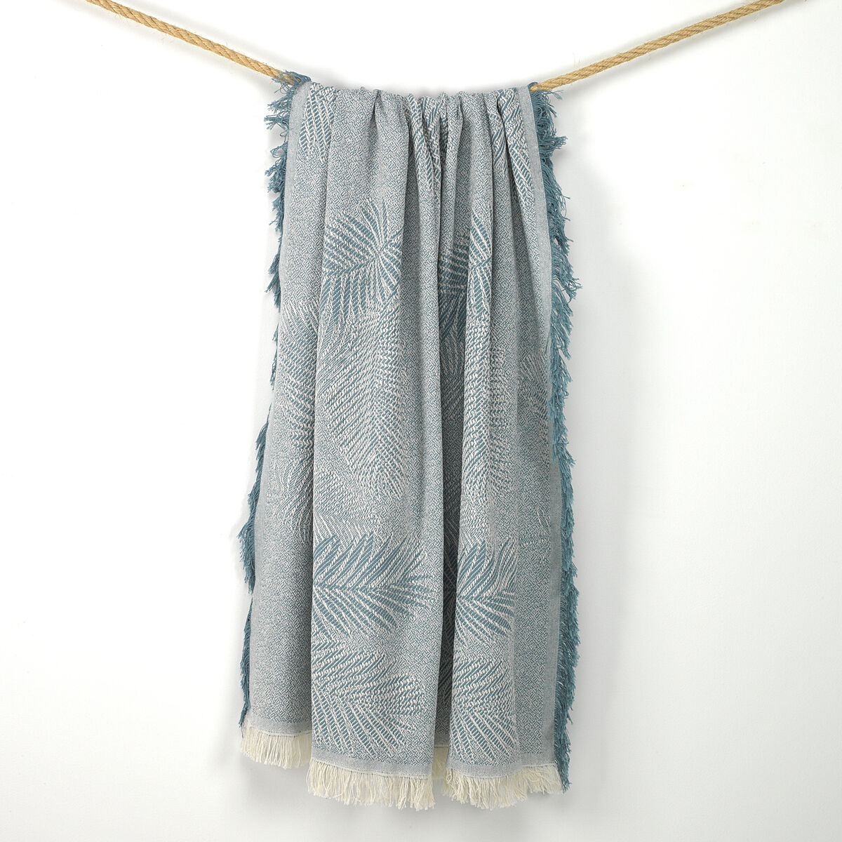 خانه الکساندرا زندگی پالما پتو نور سبز 125 x 180 سانتی متر-2