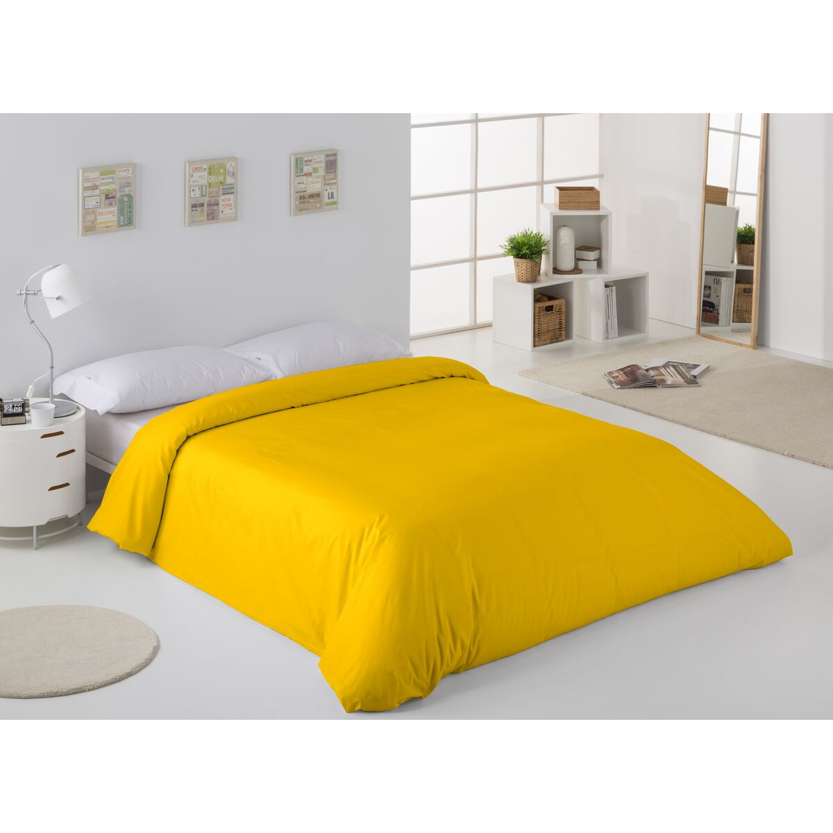 Пододеяльник Alexandra House Living Горчица 220 x 220 cm-2