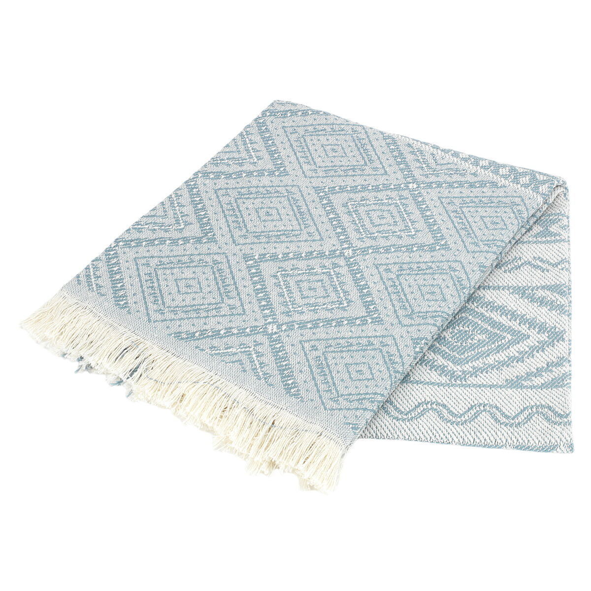 Alexandra House Living Tunez Blanket Light Green 180 x 260 cm