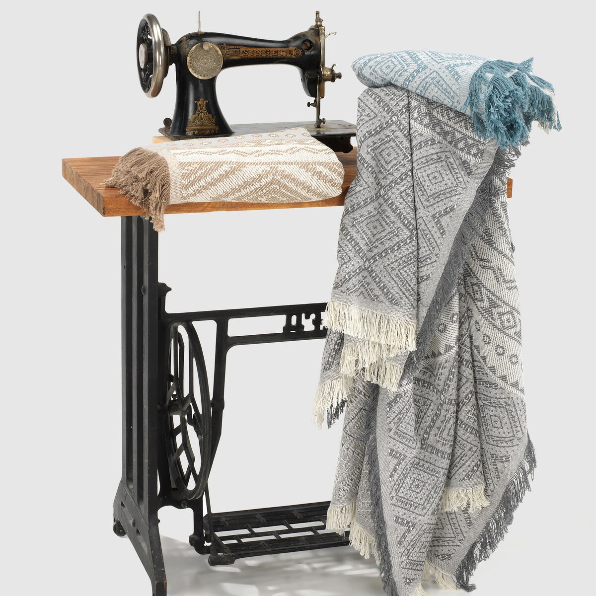 الکساندرا خانه زندگی Tunez 125 x 180 سانتی متر پتو بژ-3