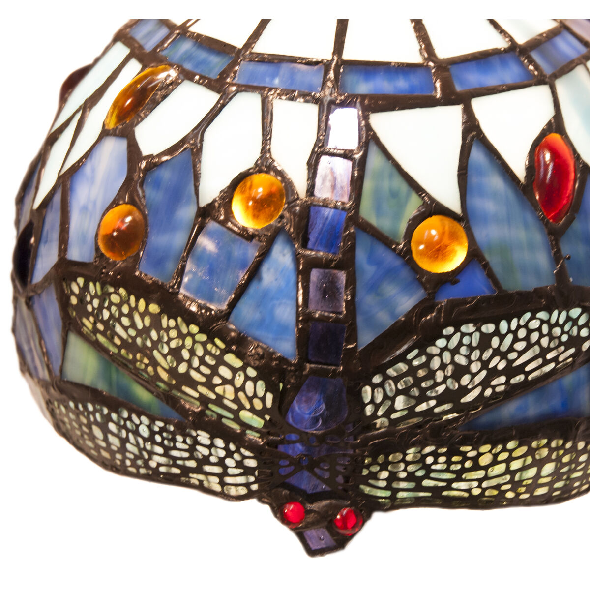 Настольная лампа Viro Bell Синий цинк 60 W 20 x 37 x 20 cm-4
