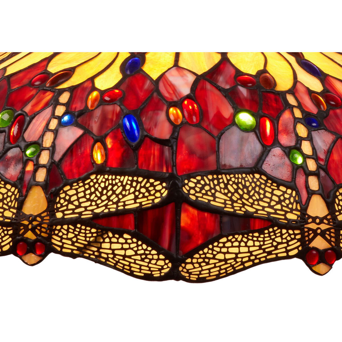 Настольная лампа Viro Belle Rouge Красный цинк 60 W 40 x 62 x 40 cm-3
