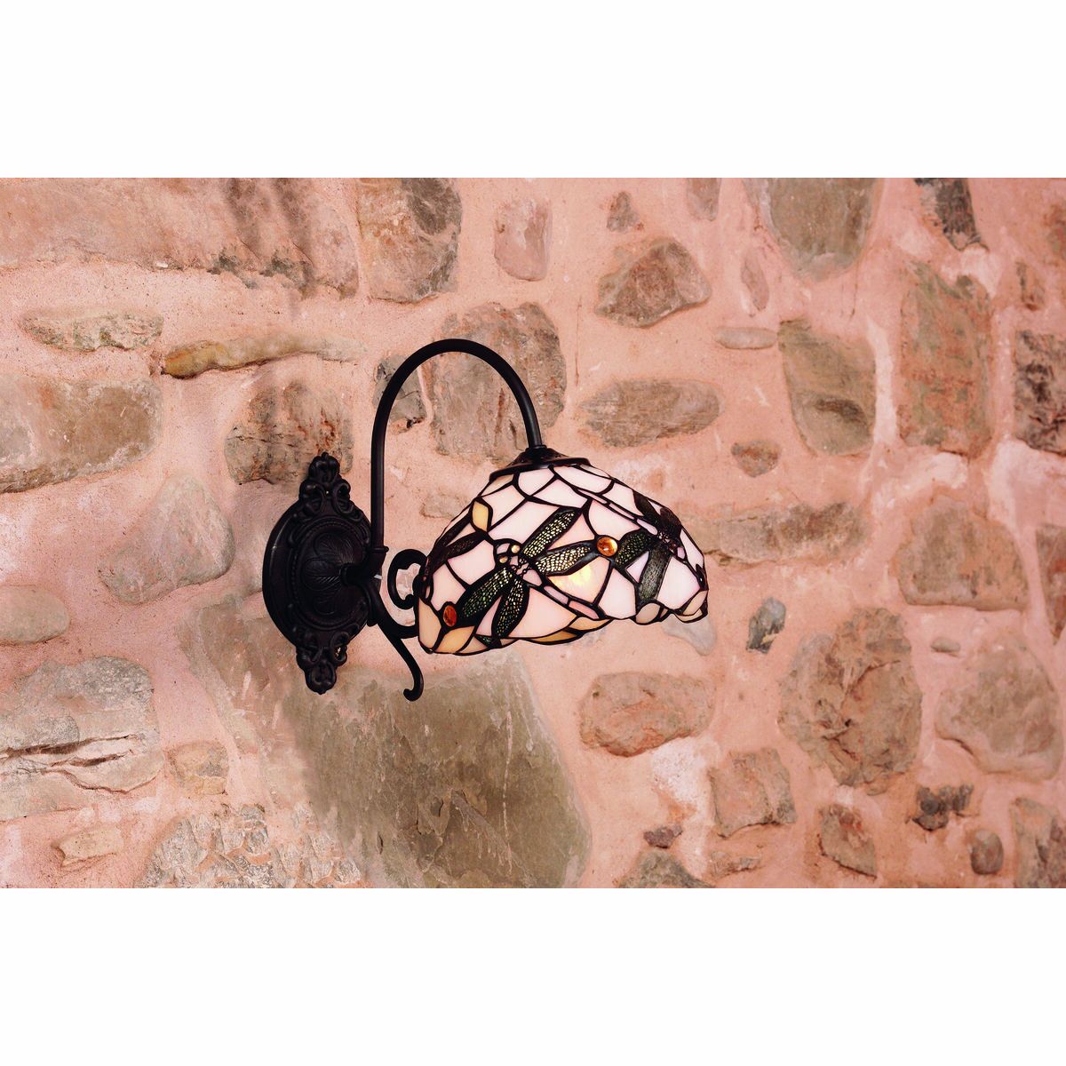 Wall lamp Viro Pedrera White Brass 60 W 20 x 26 x 33 cm-3