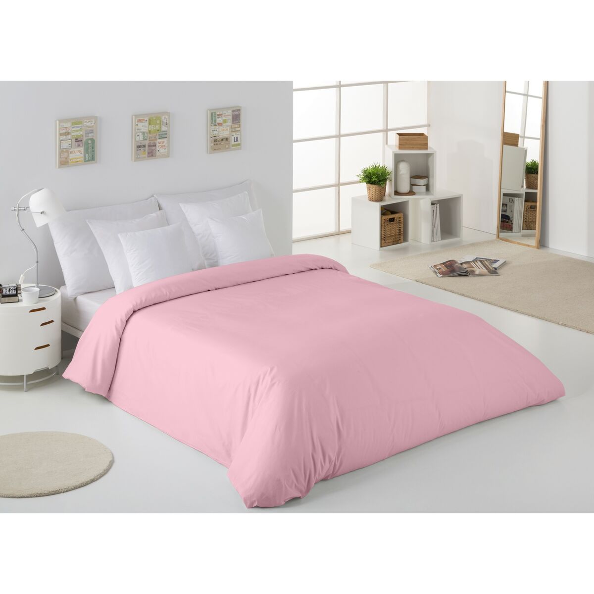 Пододеяльник Alexandra House Living Розовый 220 x 220 cm-4
