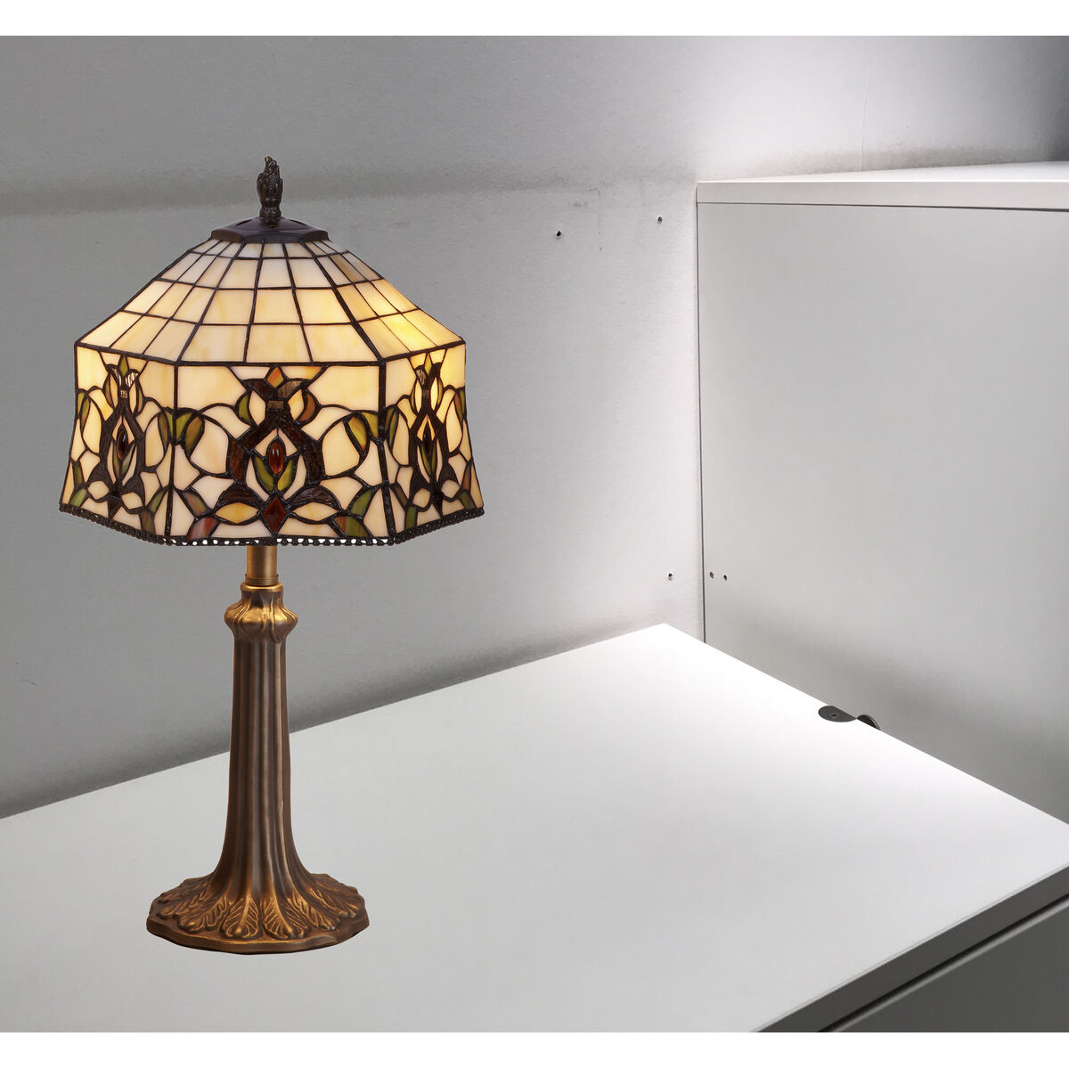 Table lamp Viro Hexa Multicolored zinc 60 W 30 x 50 x 30 cm-2