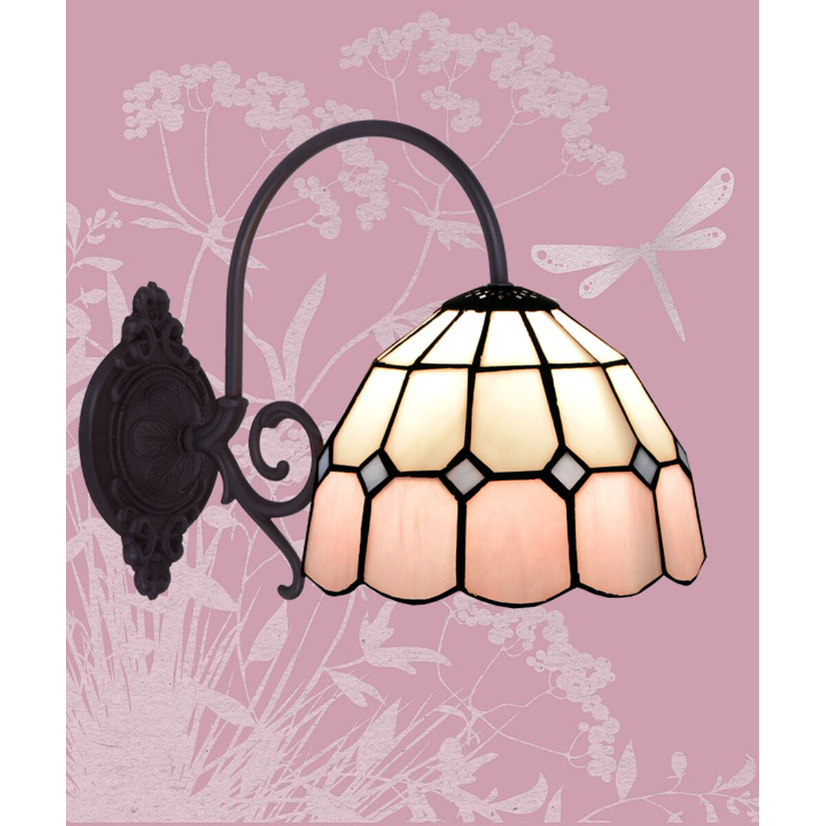 Настенный светильник Viro Pink Розовый Латунь 60 W 20 x 26 x 33 cm-2