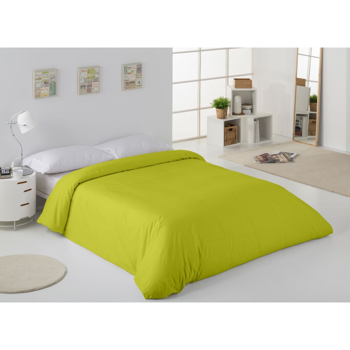 Пододеяльник Alexandra House Living Фисташковый 240 x 220 cm-3
