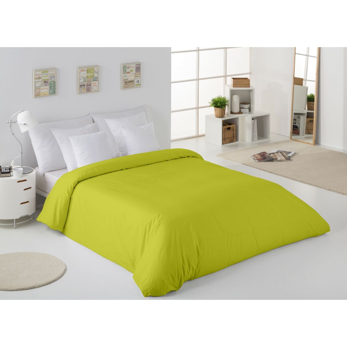 Пододеяльник Alexandra House Living Фисташковый 240 x 220 cm-4