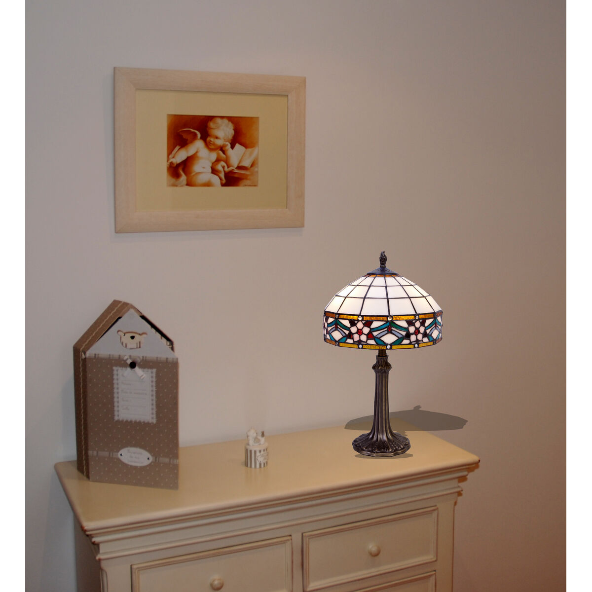 Настольная лампа Viro Museum Разноцветный цинк 60 W 30 x 50 x 30 cm-4