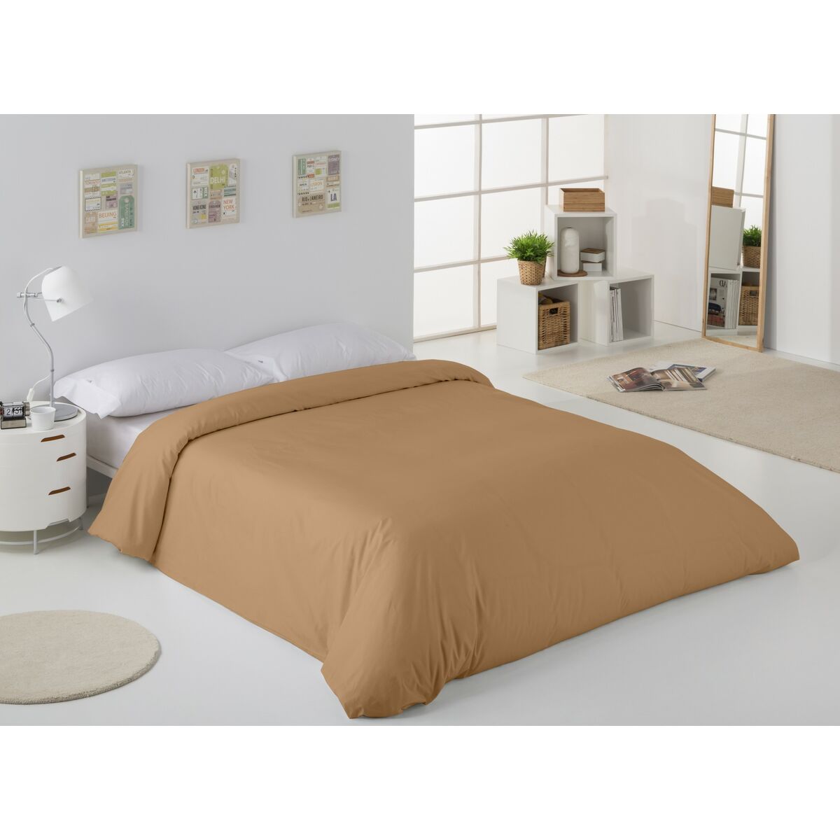 Пододеяльник Alexandra House Living Коричневый 240 x 220 cm-3