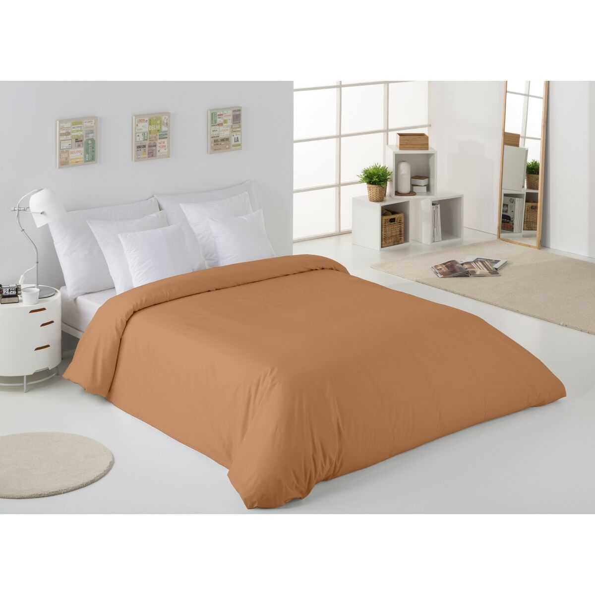 Пододеяльник Alexandra House Living Коричневый 240 x 220 cm-4
