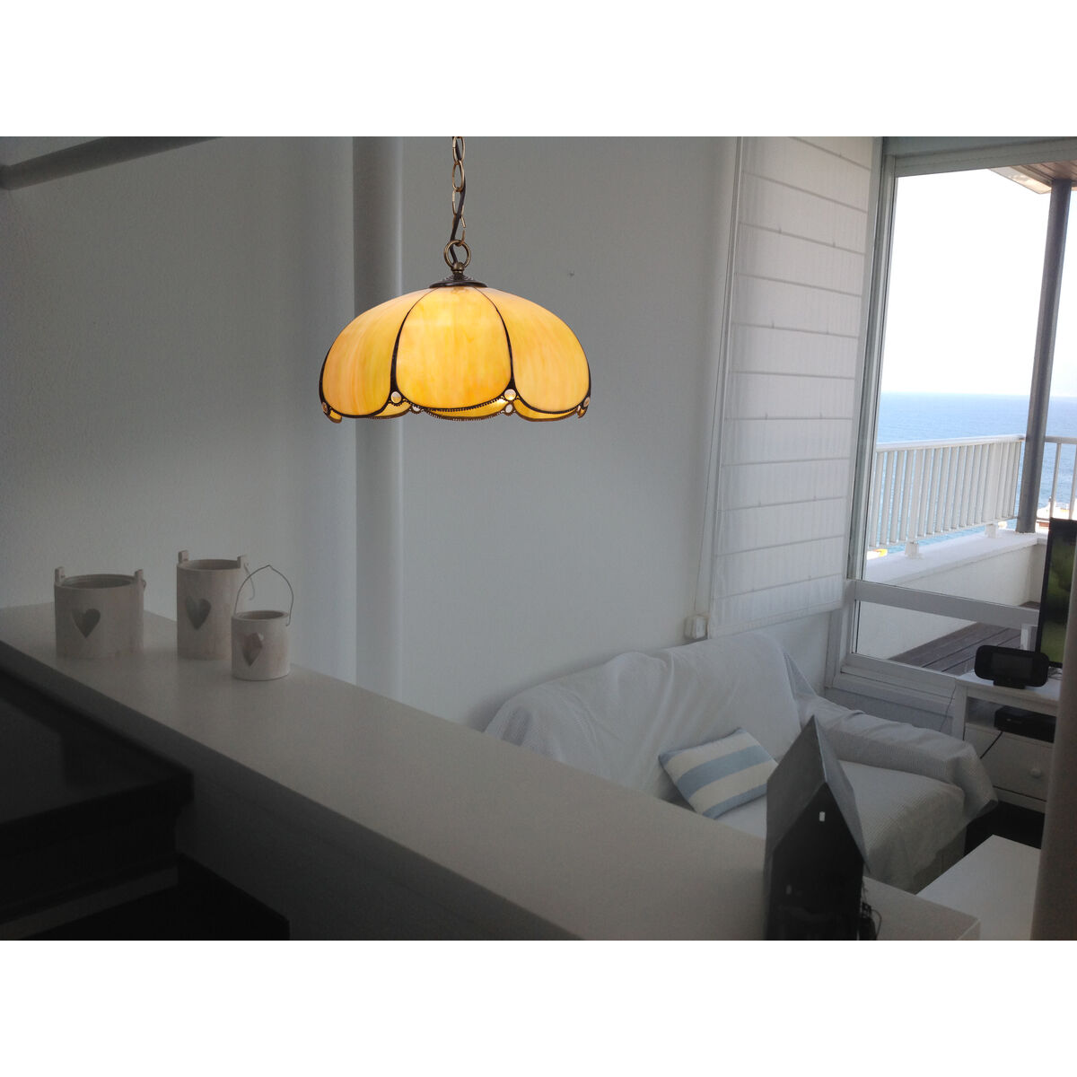 Потолочный светильник Viro Virginia Бежевый Железо 60 W 30 x 125 x 30 cm-2