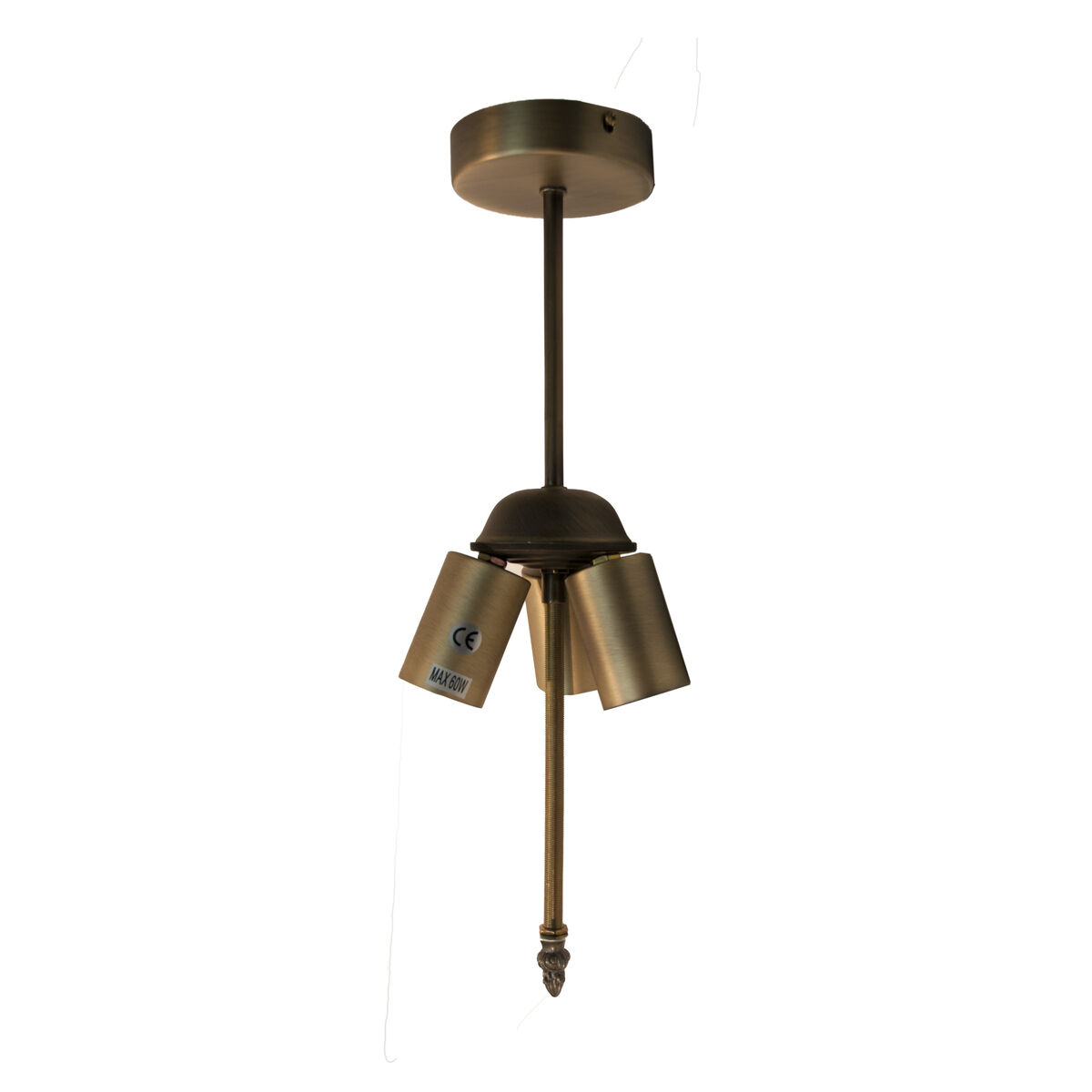 Viro Virginia Beige Iron Ceiling Light 60 W 30 x 45 x 30 cm-4